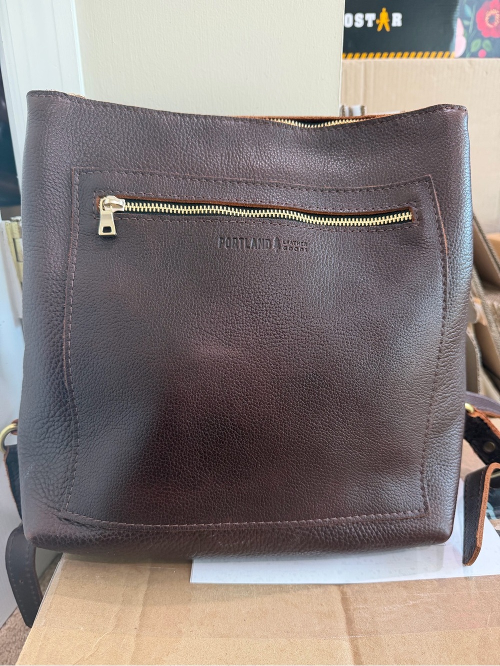 Portland Leather Goods Coldbrew large tote backpack EUC used once